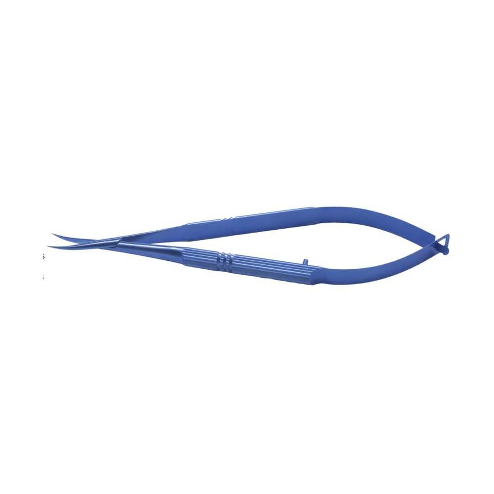 KÉO VANNAS (LƯỠI CONG, ĐẦU TÙ) – CASTROVIEJO CURVED SCISSORS